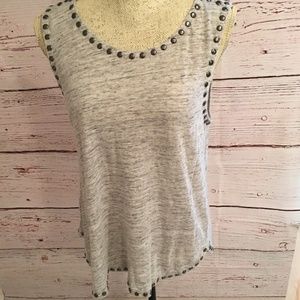 J Crew Sleeveless Gray Top